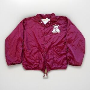 Vintage‎ Alabama Crimson Tide Coaches Jacket Mens M Bomber Windbreaker 70s